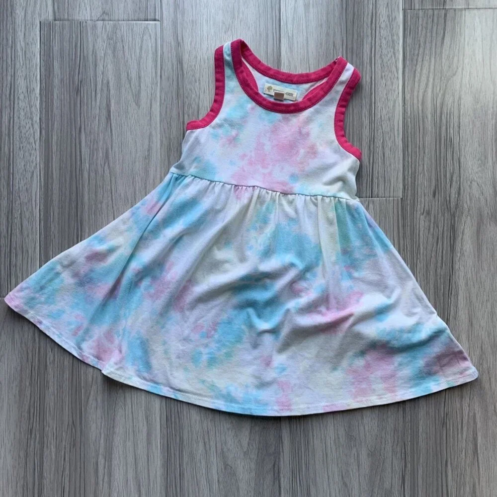Tucker & Tate Cotton Candy Tie Dye Dress